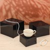 6 Pack Black Acrylic Risers for Display, 3 to 8