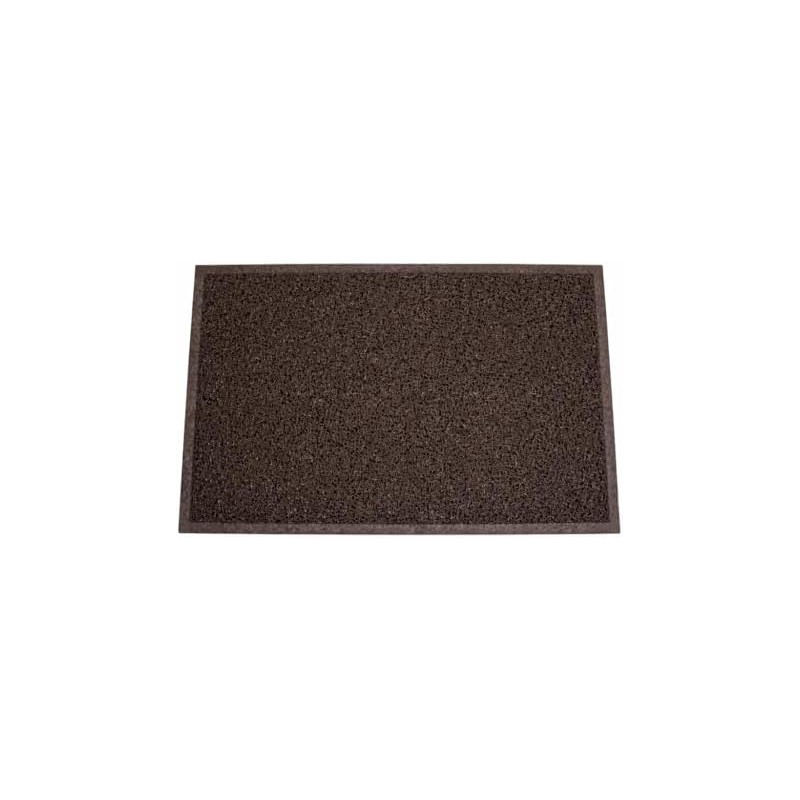 Genérico Tapete Liso 90 X 60 Cm Atrapa Polvo (Brown,