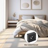 Pack of 20 Square Rubber Feet, Screwable, 30 x 30