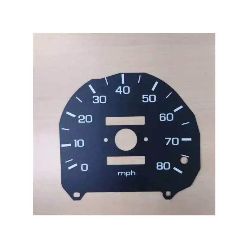 WillPowered Honda Acty gauge face MPH overlay (tachometer cluster)
