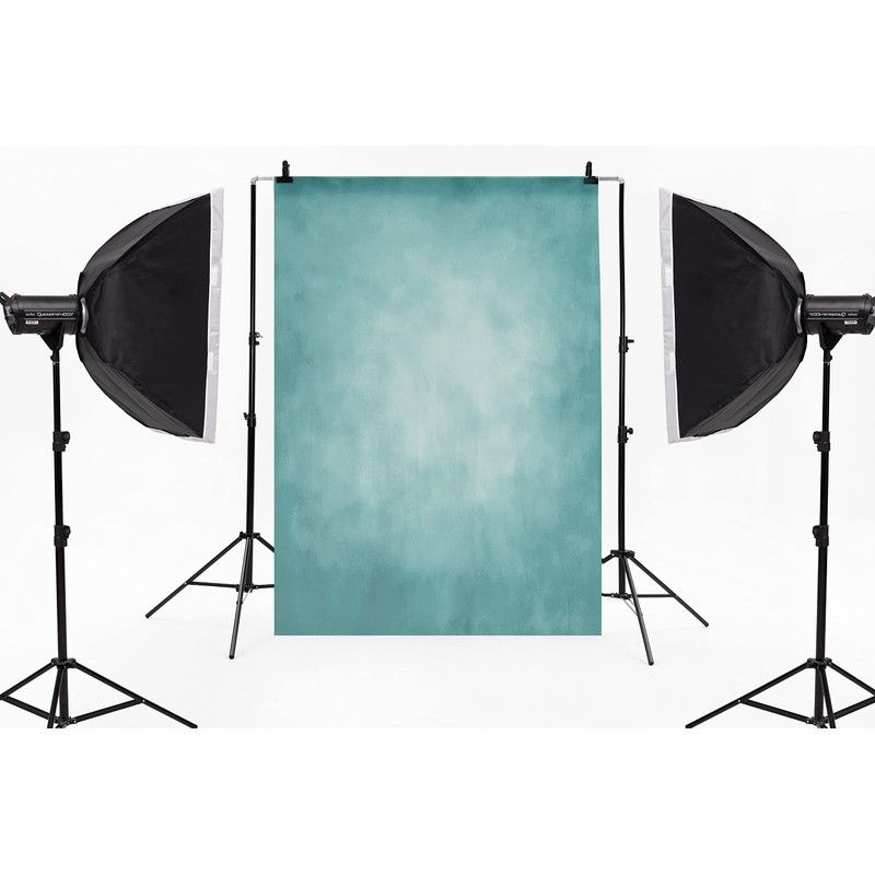 Kate 5x7ft Abstract Backdrops Microfiber Dark Cyan Portrait Background for