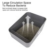 Sfozstra Cats Litter Box Low: Open Sifting Design -Tracking Space