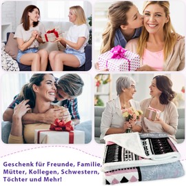 Birthday Gift for Women, Gifts for Mum, Girlfriend, Girls, Sister, Colleague Gift Birthday, Happy Birthday Blanket, Soft Cuddly Blanket, Warm (Birthday Gift, 150 x 130 cm)