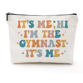 Vancsenia Its Me Hi I'm the Gymnast It's Me Makeup Bag Birthday Gifts Gymnastics Team Gift Gymnast Graduation Gift