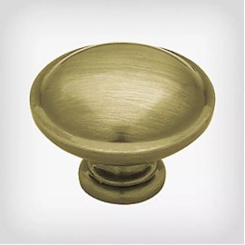 Liberty P40005-AB 1 1/4" Sophia Round Antique Brass Cabinet Drawer Pull Knob