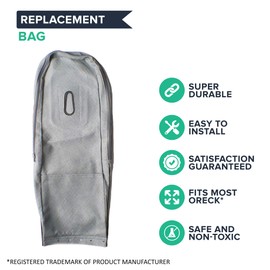Think Crucial Replacement for Oreck XL Reusable Outer Vacuum Bag Fits XL Vacuums