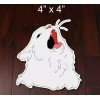StickUpStudios White Cat He Screm Screaming Roar Growl Mean Angry