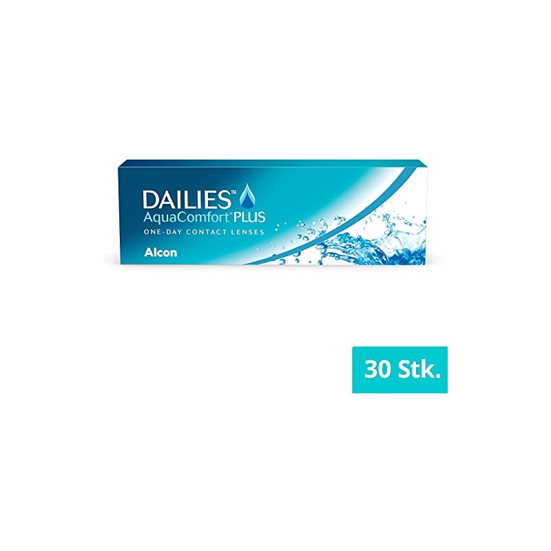Dailies AquaComfort Plus Tageslinsen weich | 30 Stück | BC