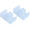 Linwnil 2pcs 44mm Sliding Shower Door Opaque Bumpers (2pcs Block)