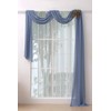 Socomi 3 Panels Dusty Blue Chiffon Wedding Arch Drapes 6