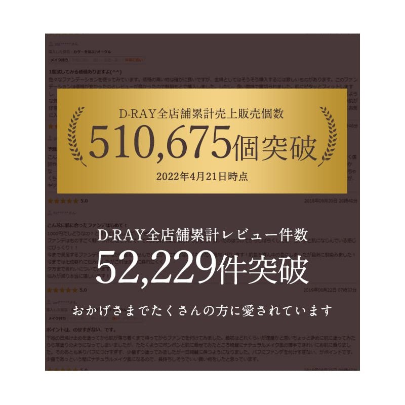 D-RAY D-Clear Foundation (Ochre) Ultrafine Particle Formulation (Powder Type/Dull Cover)