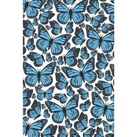 Butterfly Journal: Blue Butterfly Inspirational Journal: Lined Journal, 200 Pages, 6 x 9, Blank Butterfly Journal To Write In, Journal For Girls, Journal For Women