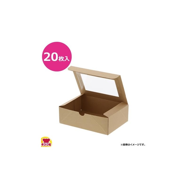 HEIKO Neocraft Box with Window, M, 20 Pieces