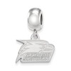 Georgia Southern Extra Small (3/8 Inch) Bead Dangle Charm (Sterling