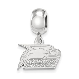 Georgia Southern Extra Small (3/8 Inch) Bead Dangle Charm (Sterling Sliver)