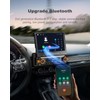 【Upgrade】Y-METDRIVING Single Din Motorized Flip Out Touchscreen Car Radio with
