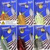 Fishing Spinnerbait Bass Lures - 6PCS/9PCS Hard Metal Spinner Bait