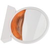 Moving Sand Art Round White Frame 3D High Transparent Glass
