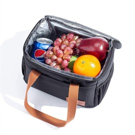 FAVORTALK Insulated Lunch Bag Cool Bag Rucksack for Women Men Reusable Lunch Box Container for School Work Office Travel Picnic with Shoulder Strap Aluminum Foil - 11917