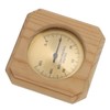 Wooden Sauna Thermometer Squared 0 to 120 Celsius High Accuracy