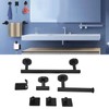 Bathroom Stainless Steel Towel Rack 7 Piece Set Rustproof Colorfast
