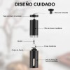 Molino Para Cafe Manual Molinillo De Cafe Acero Inoxidable Negro