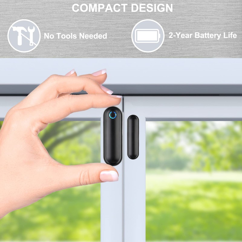 Door Window Sensor Bell, Wireless Bell, 900 ft Range, 58