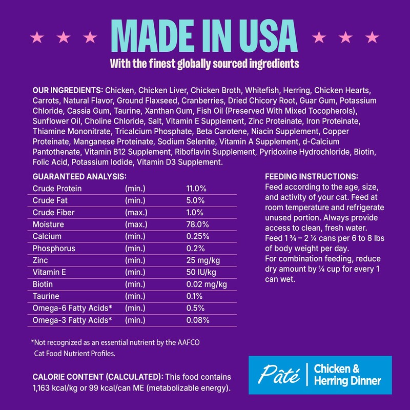 Wellness Complete Health Pate Adult Wet Cat Food, Natural, Protein-Rich,