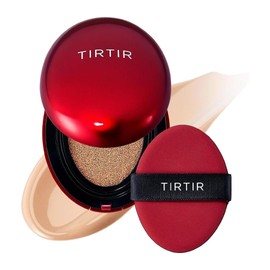 TIRTIR – Mask Fit Red Cushion 18 g – TONO 24N LATTE – Base de maquillaje de alta cobertura cushion – larga duración hasta 72 h – acabado satinado – ligera y transpirable