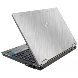 Unbranded/Generic BRUSHED ALUMINUM Vinyl Lid Skin Cover fits HP Elitebook 8440P Laptop