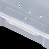 siyuwuro 4Pcs Transparent Storage Boxes For Nail Tool Professional Pedicure