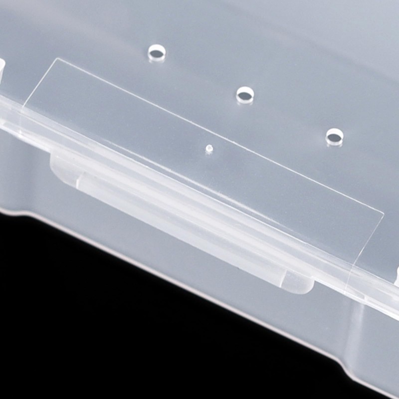 siyuwuro 4Pcs Transparent Storage Boxes For Nail Tool Professional Pedicure