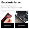 BIBLOZ ABS Material Door Sill Protector Compatible with Toyota Prius