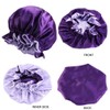 JK Home Women Bonnet Double Layered Adjustable Sleep Cap Reversible