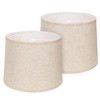 GIGIVOSHA Lamp Shades Set of 2 - Drum Lampshades 11.4"
