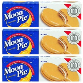 Moon Pie Mini Banana Marshmallow Sandwich 6ct 3 pack
