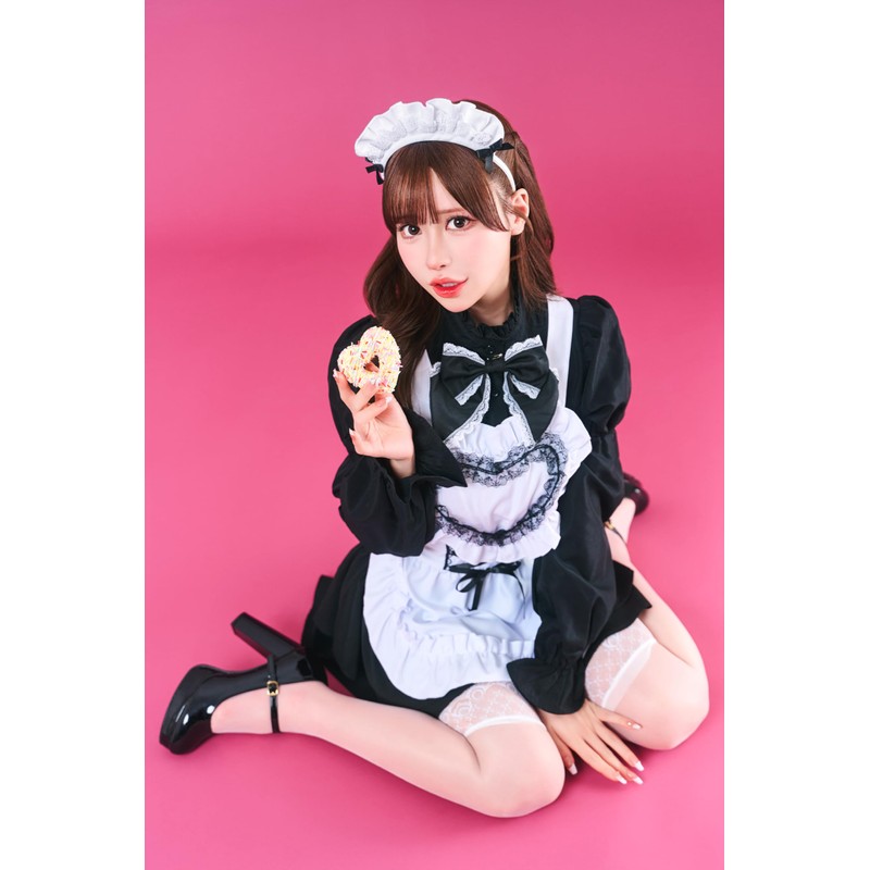 Clearstone Topping Tops, Cosplay Halloween Maid Apron, Ladies' White