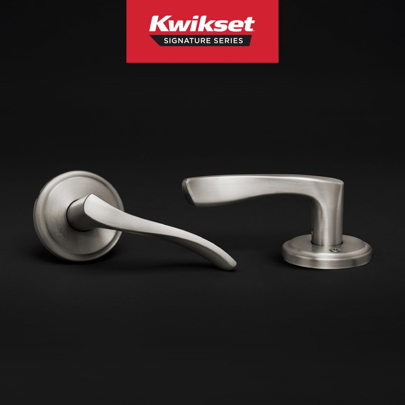 Kwikset Sedona Interior Passage Door Handle, Lever for Closet and