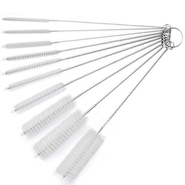 10 Inch Long Upgrade Straw Brush, Bottle Cleaning Brushes, Tube