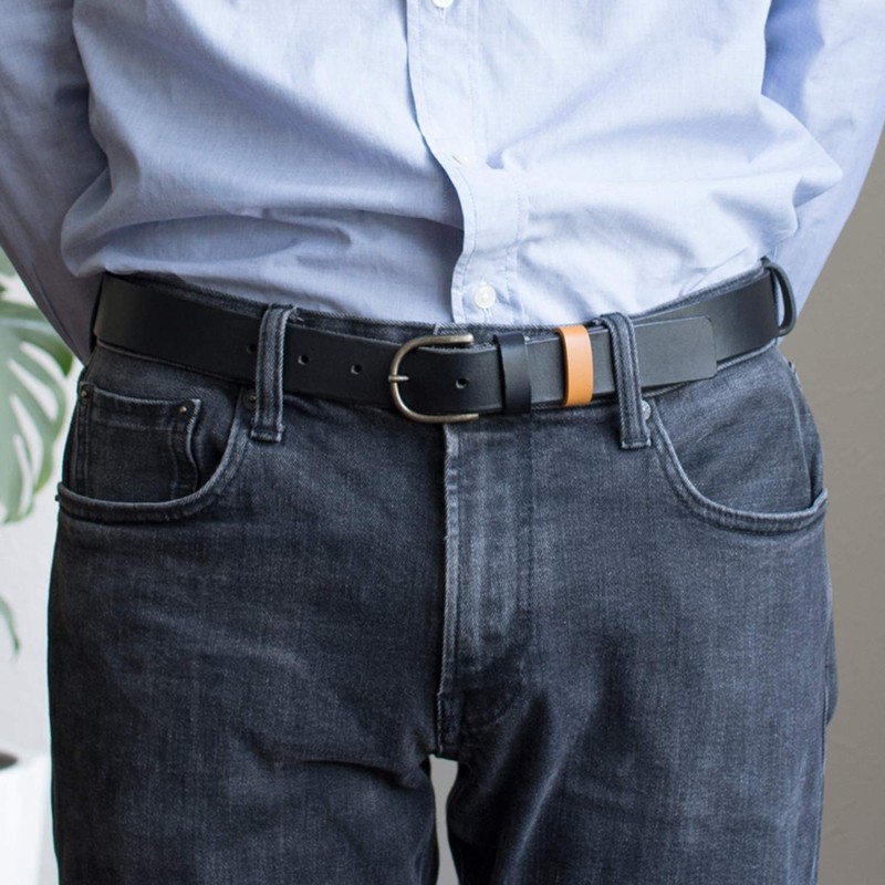 TAVARAT Belt Loop, Men's, Leather, Genuine Leather, Made in Japan,