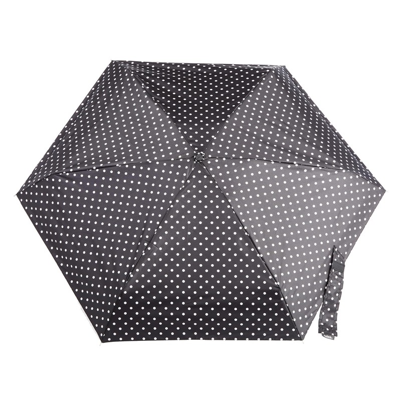 Totes Micro Mini Manual Compact Umbrella, NeverWet technology, Colorful dots