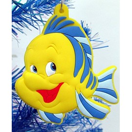 Little Mermaid Flounder Ornament (Unique Shatterproof Design)