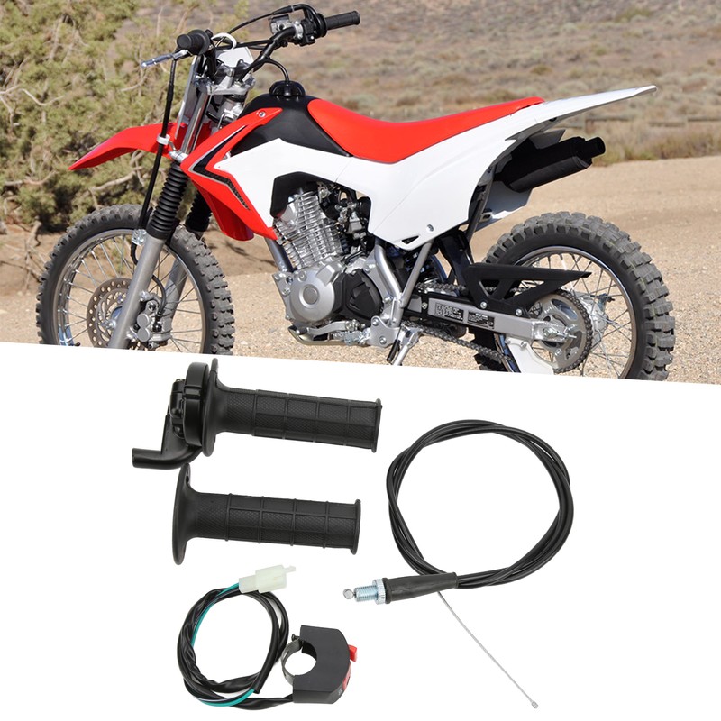 7/8in Twist Throttle Grip with Cable Kill On Off Switch