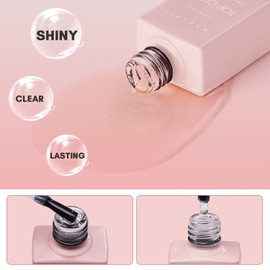 Makartt Base Top Coat Gel UV: Shellac Gel Nails - Primer for Gel Nail Polish Beginners Manicure