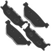 Caltric Front & Rear Brake Pads for Yamaha XVS1300A V-Star