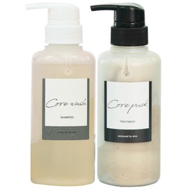 ESK Cosmetics Core Shampoo Core Pack Set, Hairdresser Supervision, Shampoo Treatment, Damage Care, Fade Resistant, 10.6 oz (300 g)