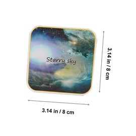 IWOWHERO 2pcs Manicure Palette Resin Heart Shaped Display for Nail Art Color Mixing Plate Lightweight and Easy to Clean for Pigments and Lipsticks Professional Nail Accessories