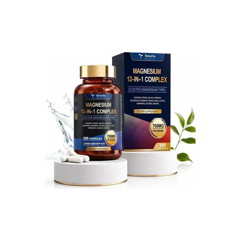 Totaria Complejo Magnesio 700mg Usa Sabor