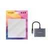Nanocable 10.16.4304 USB-C to HDMI/VGA/USB3.0/PD Converter 15 cm, Grey