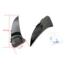 Rear Bumper Spoiler Air Vent Trim Shiny Black Sport Lip